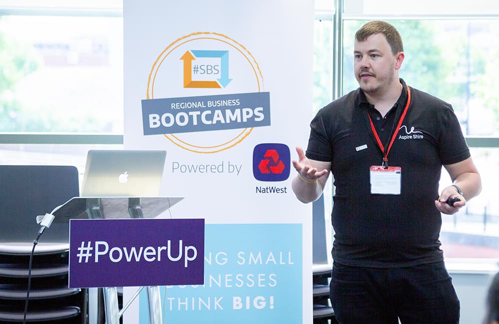 Richard Presenting At Business Bootcamp